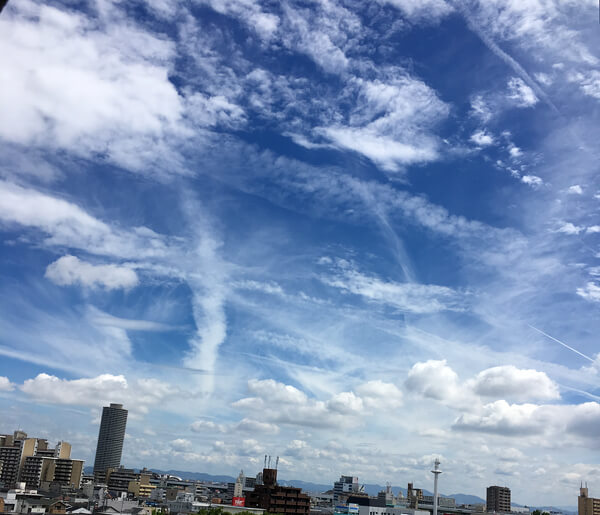 地震雲の投稿写真