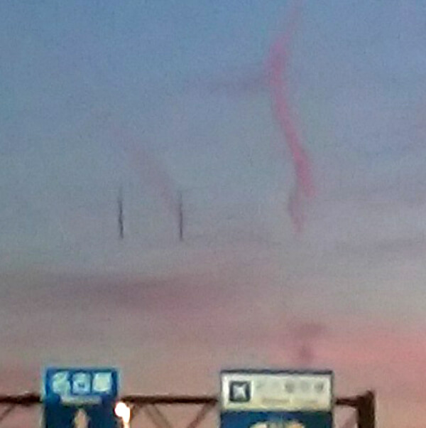 地震雲の投稿写真