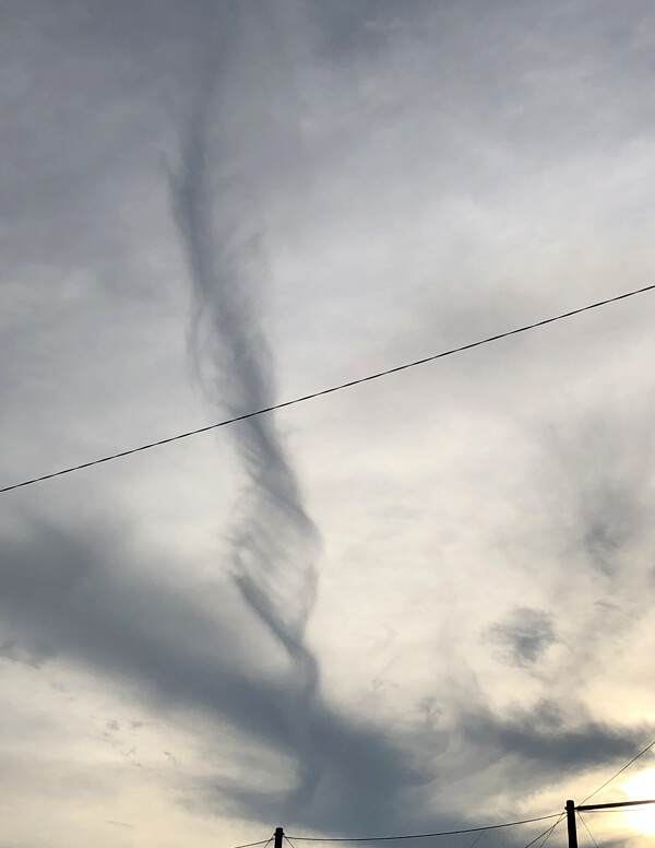 地震雲の投稿写真
