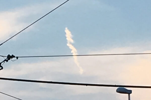 地震雲の投稿写真