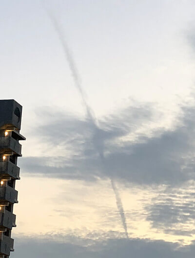 地震雲の投稿写真