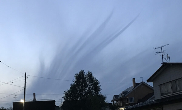 地震雲の投稿写真
