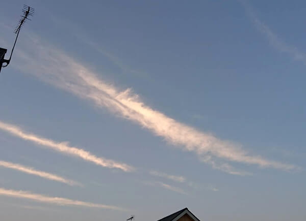 地震雲の投稿写真