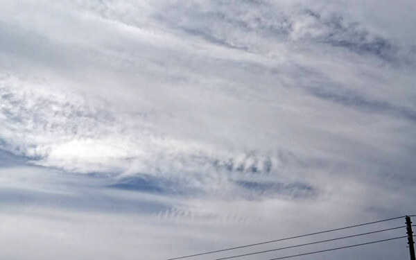 地震雲の投稿写真