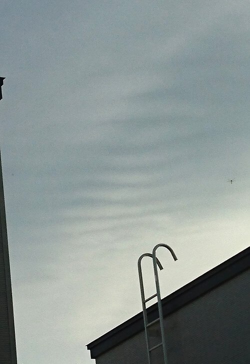 地震雲の投稿写真