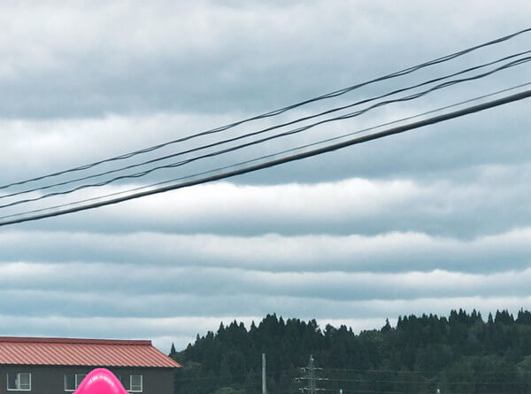 地震雲の投稿写真