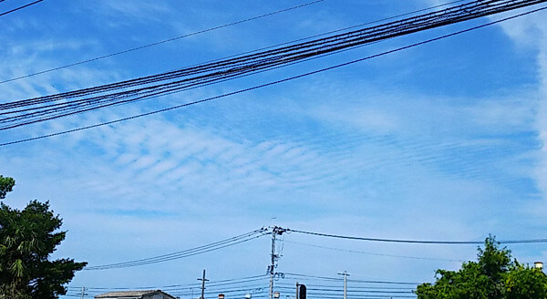 地震雲の投稿写真