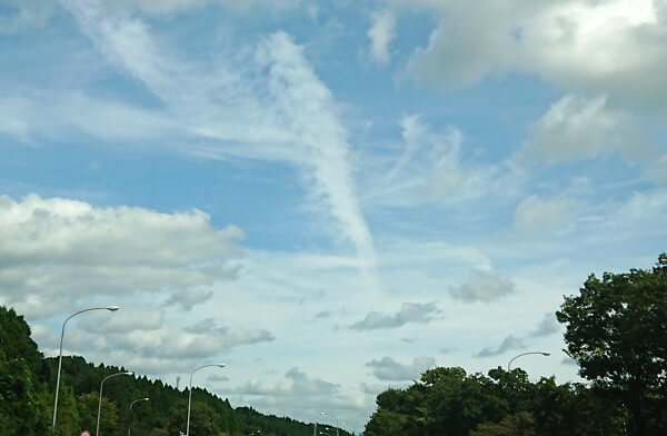 地震雲の投稿写真