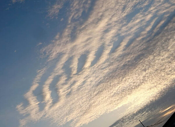 地震雲の投稿写真
