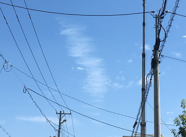 地震雲の投稿写真