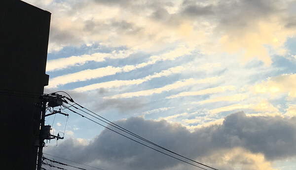 地震雲の投稿写真