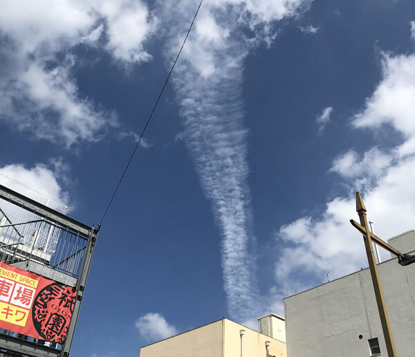 地震雲の投稿写真