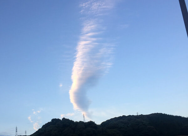 地震雲の投稿写真