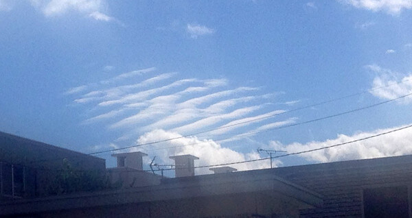 地震雲の投稿写真