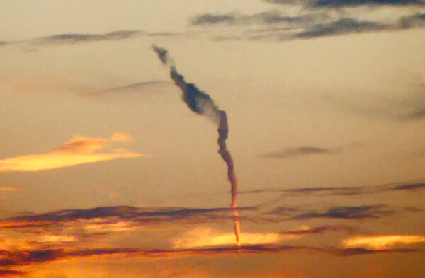 地震雲の投稿写真