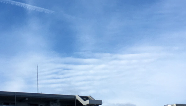 地震雲の投稿写真