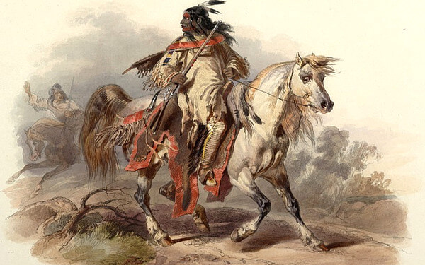 ネイティブアメリカンの絵画