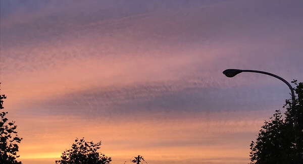 地震雲の投稿写真