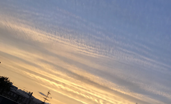 地震雲の投稿写真