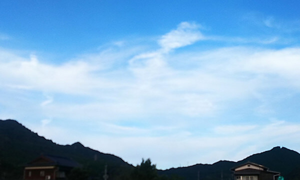 地震雲の投稿写真