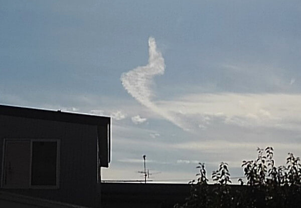 地震雲の投稿写真