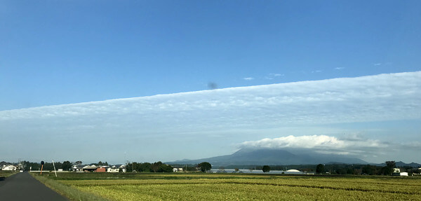 地震雲の投稿写真