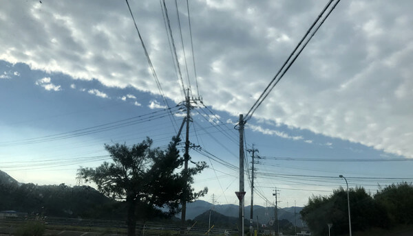 地震雲の投稿写真