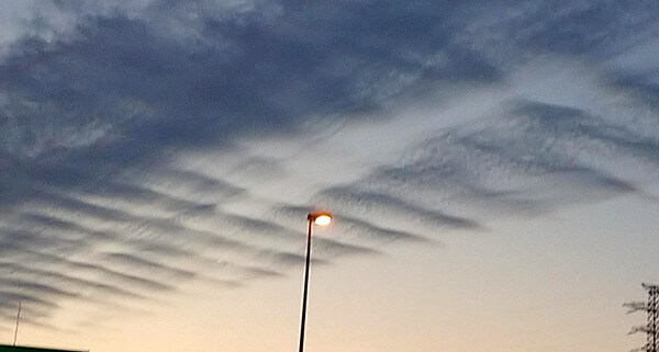 地震雲の投稿写真