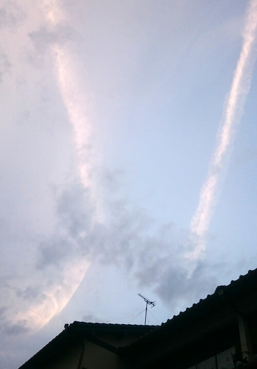 地震雲の投稿写真