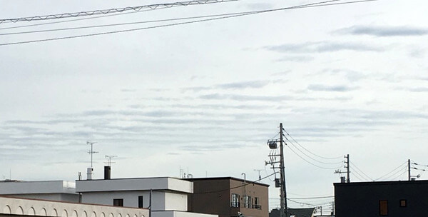 地震雲の投稿写真