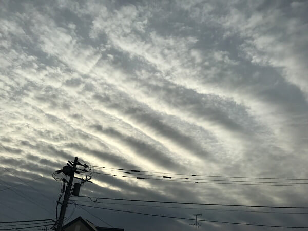 地震雲の投稿写真