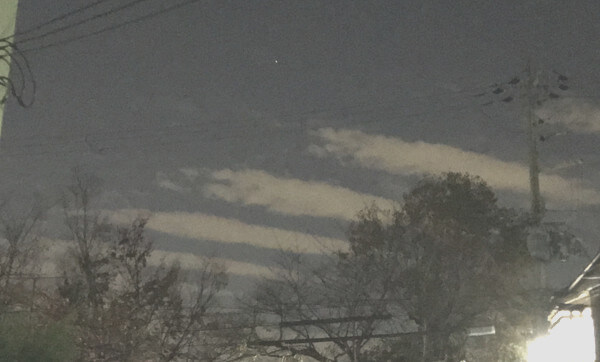 地震雲の投稿写真