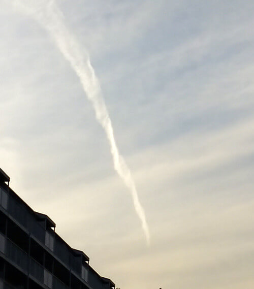 地震雲の投稿写真