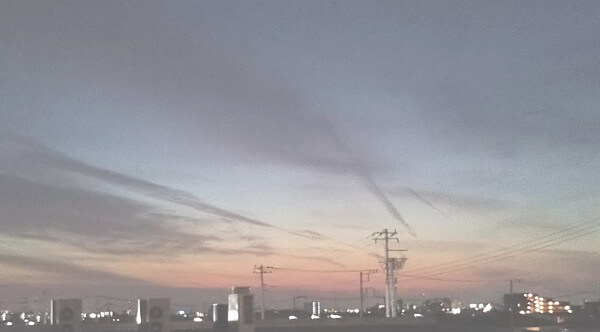 地震雲の投稿写真