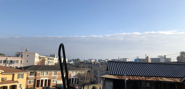 地震雲の投稿写真