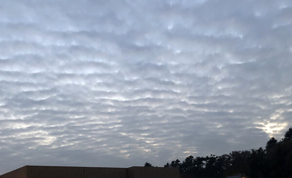 地震雲の投稿写真