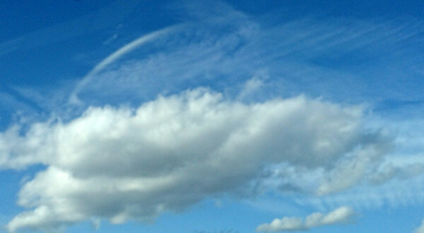 地震雲の投稿写真