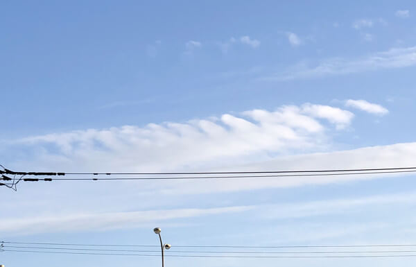 地震雲の投稿写真