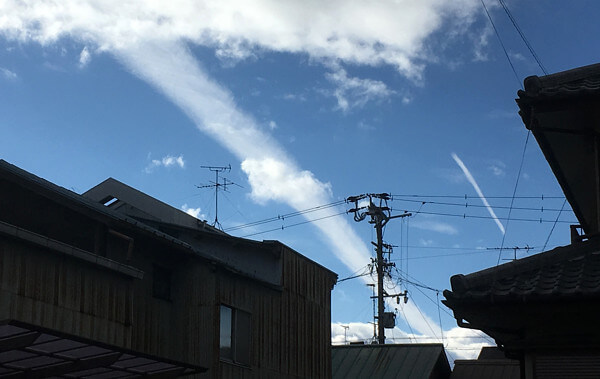 地震雲の投稿写真