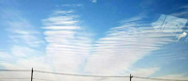 地震雲の投稿写真