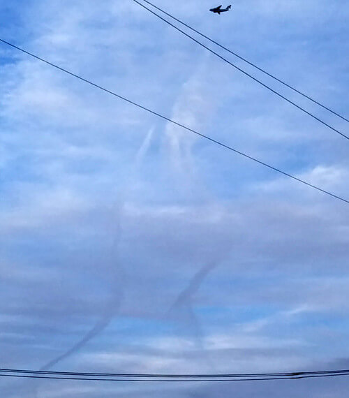地震雲の投稿写真