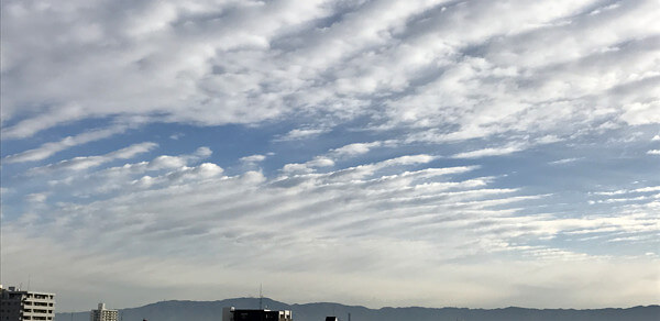 地震雲の投稿写真