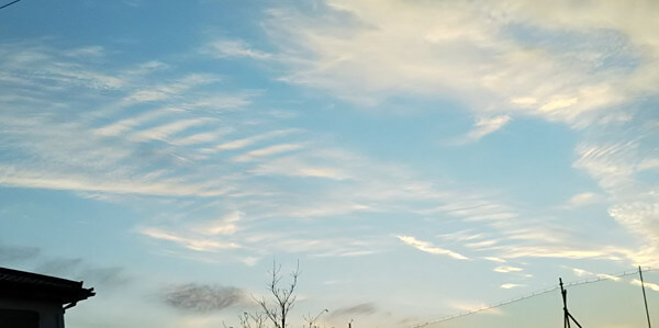 地震雲の投稿写真