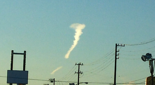 地震雲の投稿写真