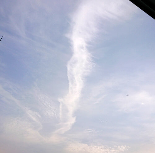 地震雲の投稿写真
