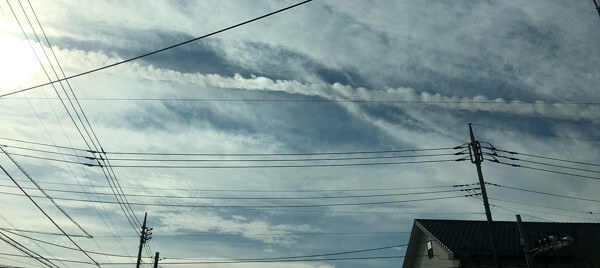 地震雲の投稿写真