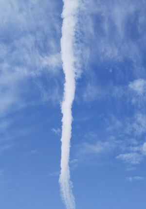 地震雲の投稿写真