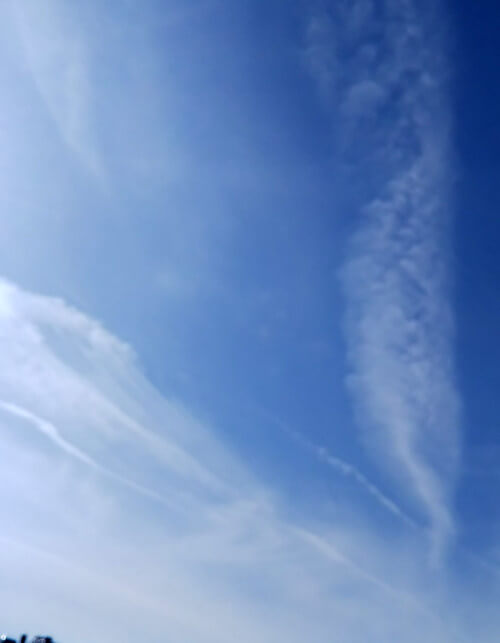 地震雲の投稿写真