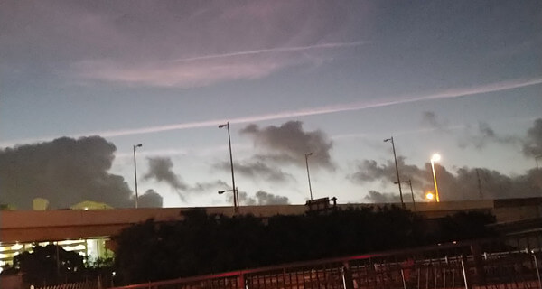 地震雲の投稿写真