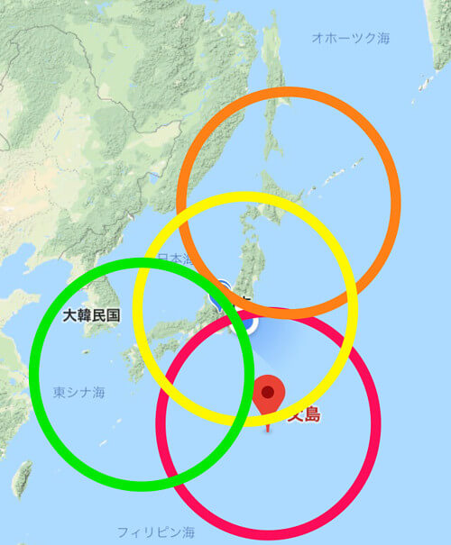 対応する地震の範囲